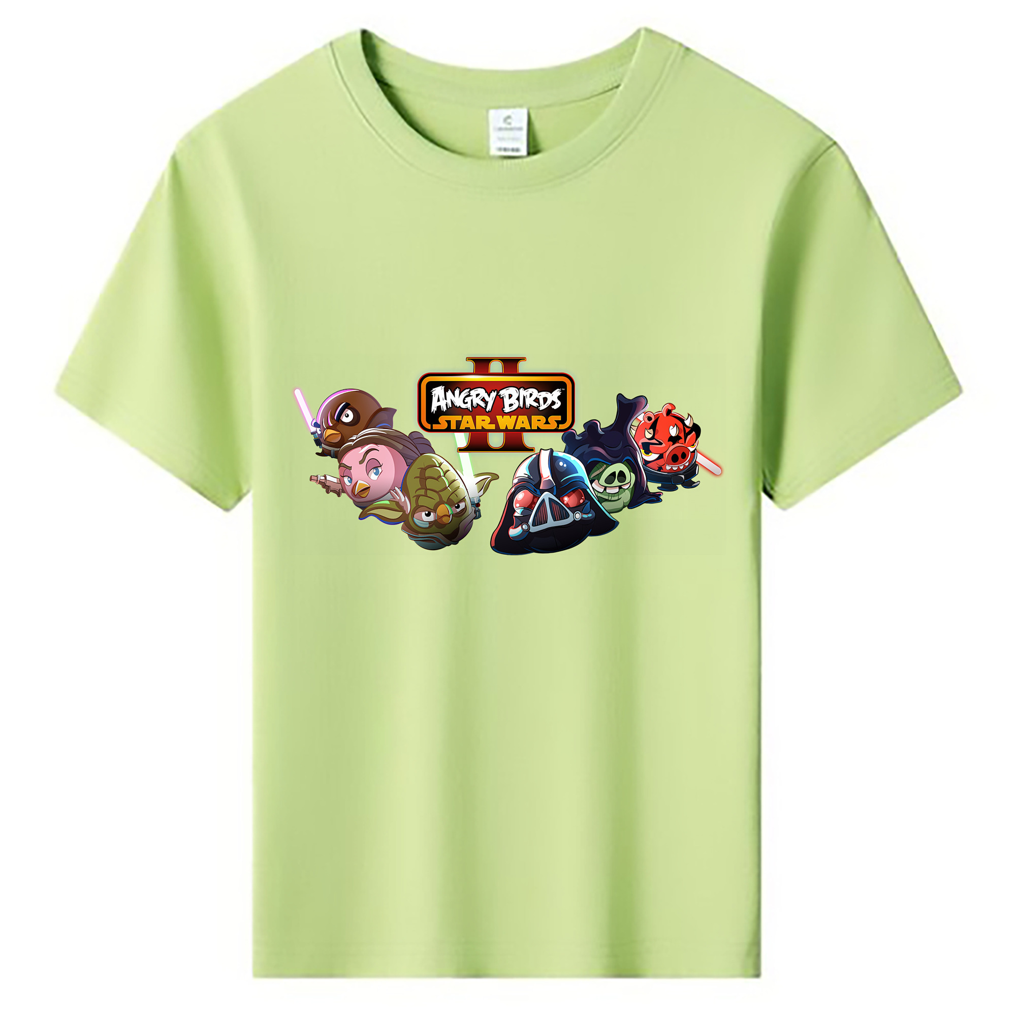 （画像用） Angry Birds アングリーバード 綿100％キッズTシャツ（フロントプリント）
